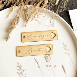 Personalized name tags / wooden place cards / place cards for wedding / birthday / baptism / communion / confirmation