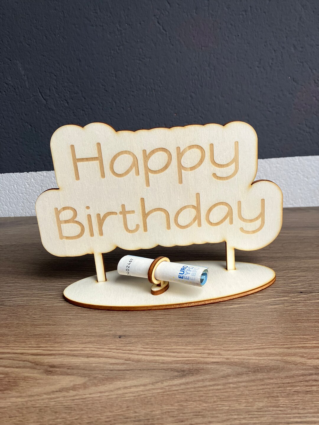 Happy Birthday Fröhlichen Und Hellen Vektor Grußkarte Enthält Schöne