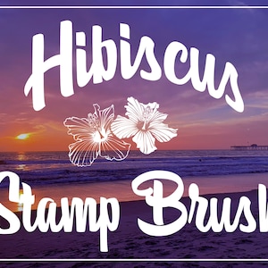 Hibiscus Stamp Brush Pack - Procreate