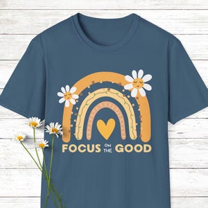 Focus On The Good Unisex Softstyle T-Shirt, Motivational Tee, Faith Shirt, Inspirational Gift, Positive Vibes