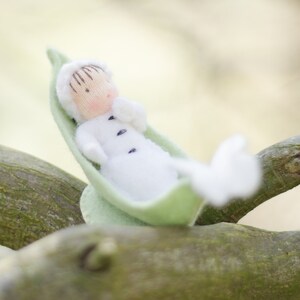 Repollo blanco y oruga niños patrón PDF holandés y alemán imagen 3