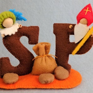 Sinterklaas Chocolate Letters PDF pattern Dutch