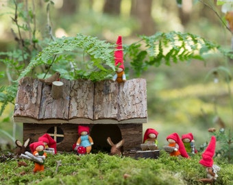 Five mini gnomes PDF pattern Dutch and German