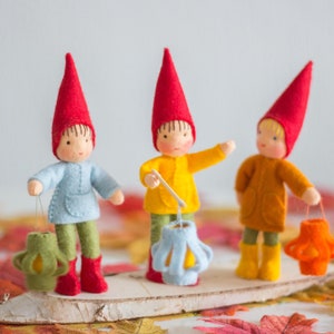 Gnome lights PDF pattern Dutch, English and German