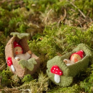 Gnome sleeps PDF pattern Dutch, English and German