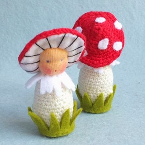 Crochet Mushroom PDF Pattern Dutch and German