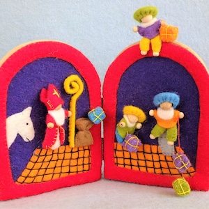 Ikon Sinterklaas PDF-mönster holländska