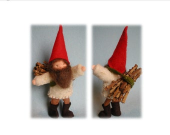 Gleaning gnome PDF pattern Dutch