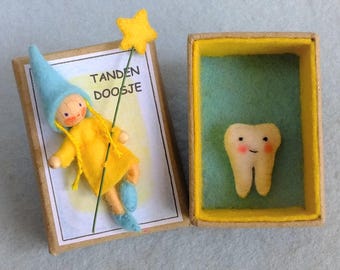 Tooth box PDF pattern Dutch, English and German