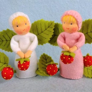 Strawberry sisters PDF pattern Dutch and German