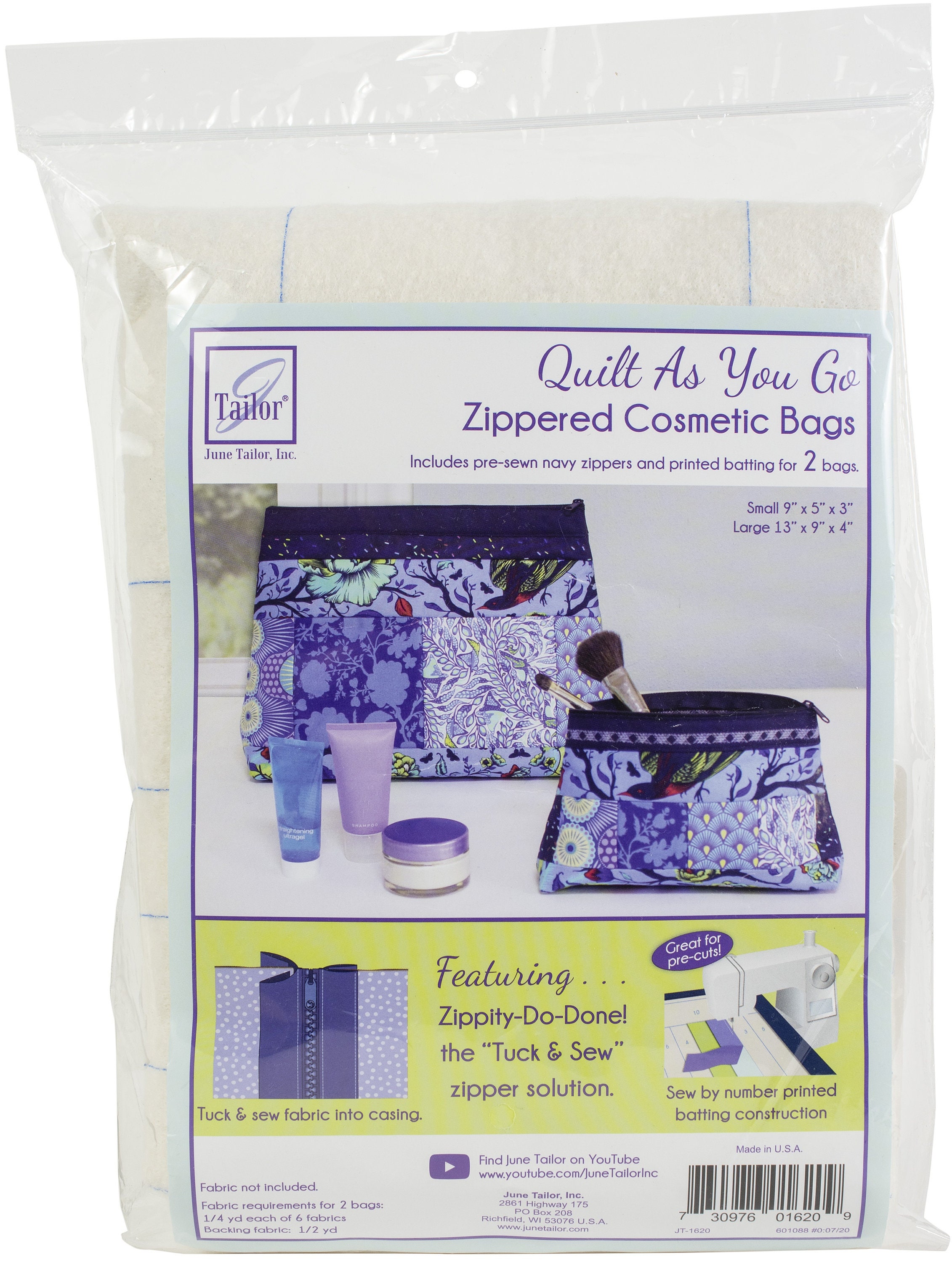 Bag Making :: Kits :: Tori Quilt-As-You-Go Tote by June Tailor