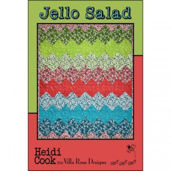 Jello Salad Quilt Pattern by Heidi Cook for Villa Rosa Designs