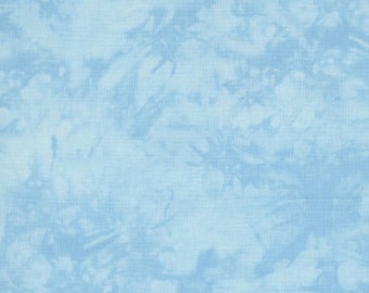 Hand Spray, Ice Blue Fabric priced by the HALF  Yard, RJR Fabrics
