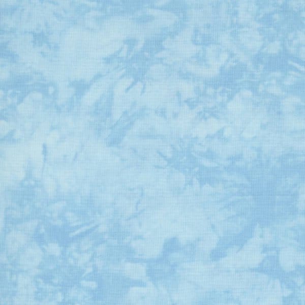 Hand Spray, Ice Blue Fabric priced by the HALF  Yard, RJR Fabrics