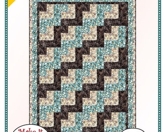 Jigsaw, (3) Yard Quilt PATTERN, by Fabric Cafe!