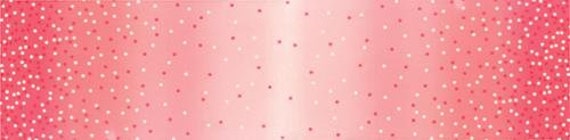 Ombre Confetti Pink Dot Fabric 108" Wide Back Fabric by the HALF Yard, Moda 11176 226