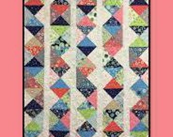 Kristin Quilt Pattern, 10 inch squares Quilt Pattern, Villa Rosa Designs