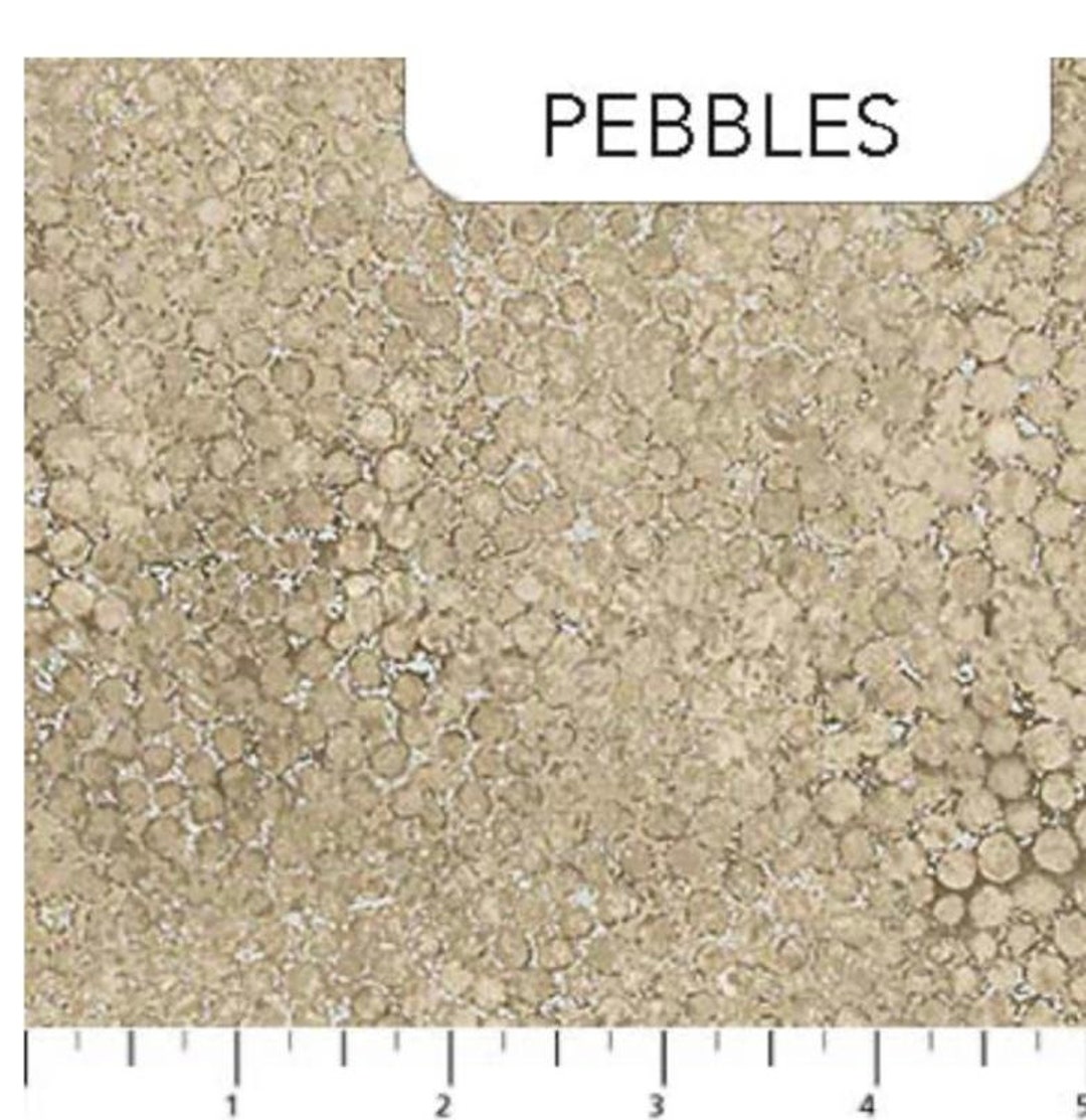New Shimmer, Pebbles, Sand, Circle, Shimmer, Fabric by the HALF Yard