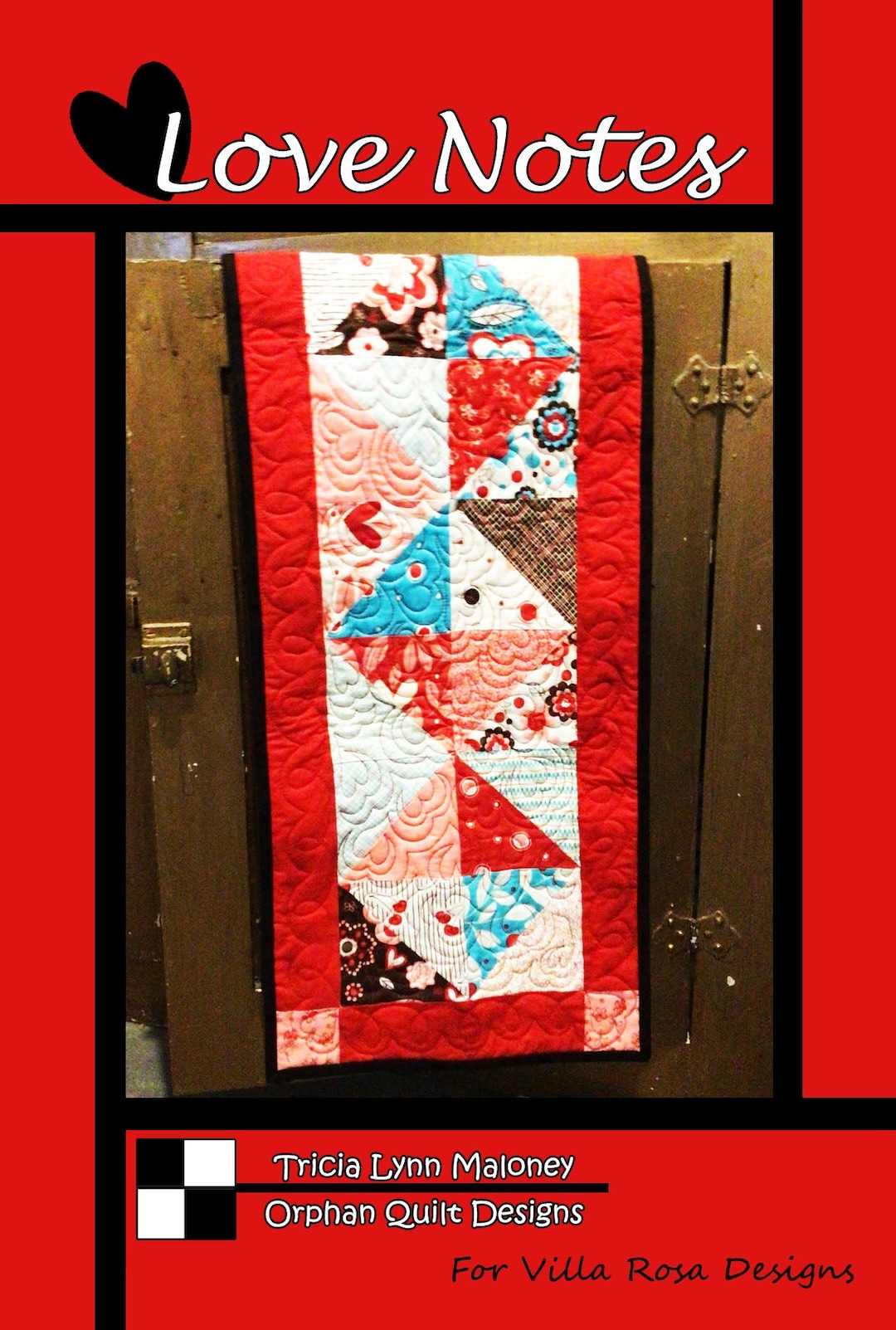 Love Notes Quilt Pattern 12 X 45 Quilt Pattern Etsy