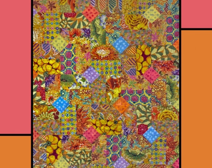 Standing on the Corner, Quilt Pattern, Fat Quarter Pattern, Molly Cook