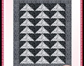 3-yard Quilt Pattern: RAIL FENCE by Fabric Café. Make an Easy 3
