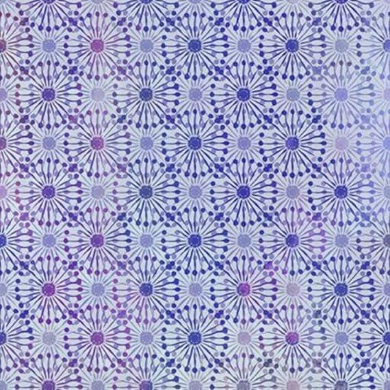 Haven in two tone purple geometric,   Fabric by the HALF  Yard, In the Beginning Fabrics