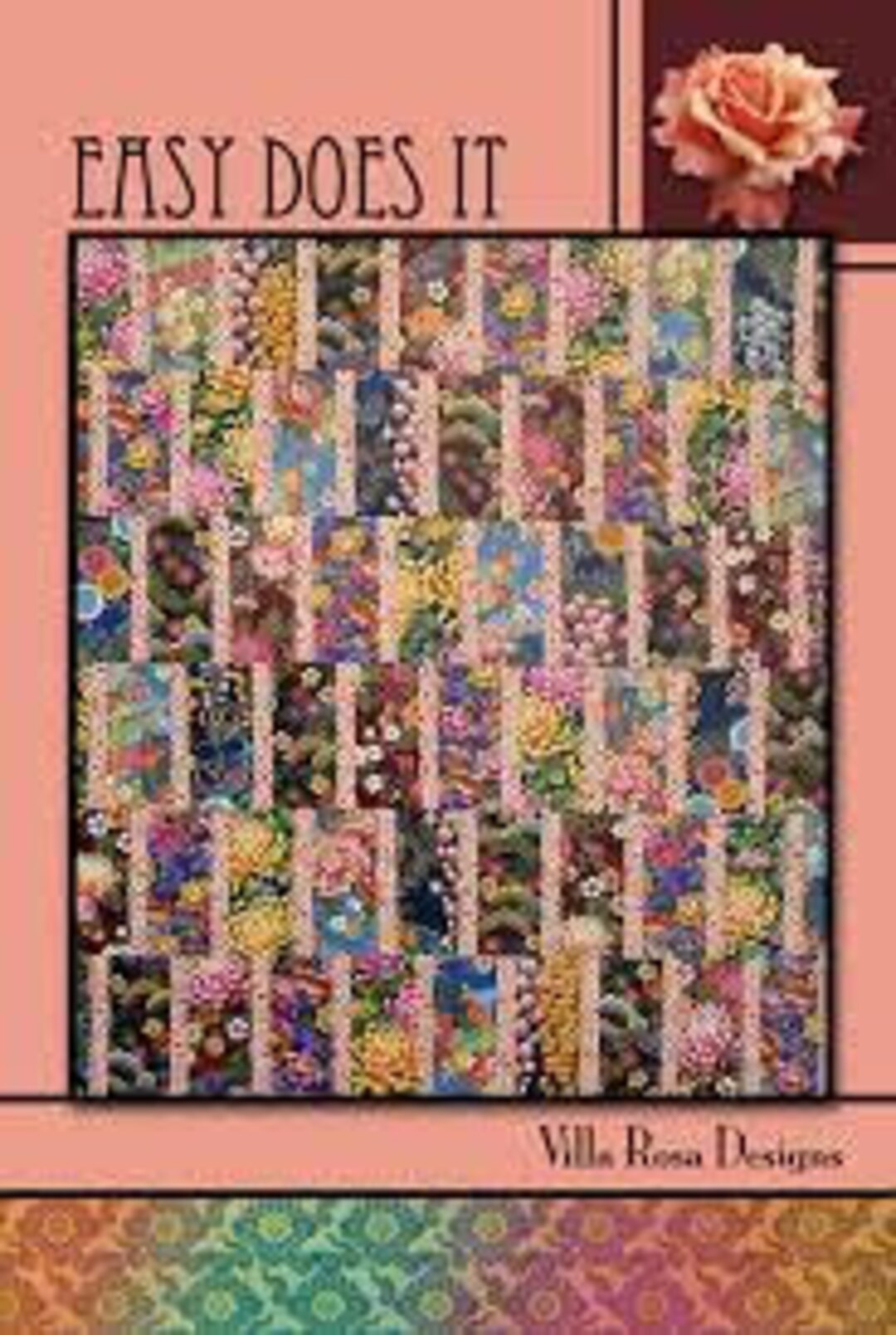 Easy Does It, Quilt Pattern, Fat Quarter Pattern, by Villa Rosa Designs