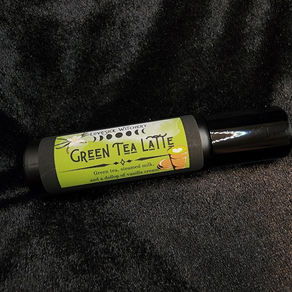 Green Tea Latte Perfume - green tea, steamed milk, and vanilla cream