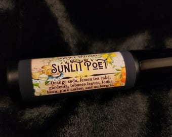 Sunlit Poet Perfume - orange soda, gardenia, and pink amber