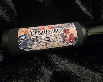 Debauchery Perfume - butterscotch, bourbon cream, and firepit smoke