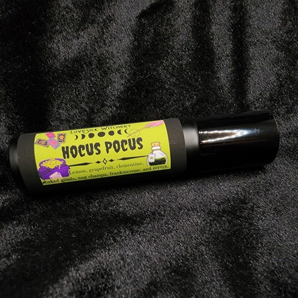 Hocus Pocus Perfume - bitter citrus, baked sweets, and deep resins