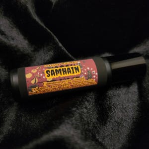 Samhain Perfume - nutty caramel muffins, juicy apples, and bonfire smoke