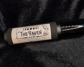 The Raven Perfume - opium smoke, aged tomes, and vanilla candles