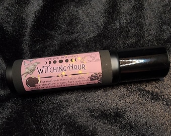 Witching Hour Perfume - dark patchouli, smoked orris root, and a coven of five vanillas