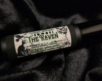 Raven, The Perfume - opium smoke, aged tomes, and vanilla candles