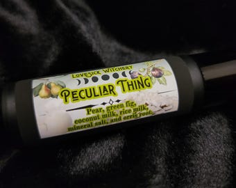 Peculiar Thing Perfume - green fig, rice milk, and mineral salt