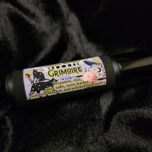 Grimoire Perfume - chai tea, worn leather, and polished mahogany