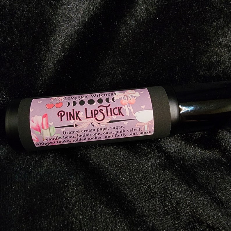 Parfum de rouge à lèvres rose crème d'orange, tonka et musc rose duveteux image 1