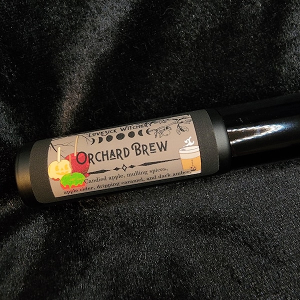 Orchard Brew Perfume - dripping caramel, mulling spices, and candied apples