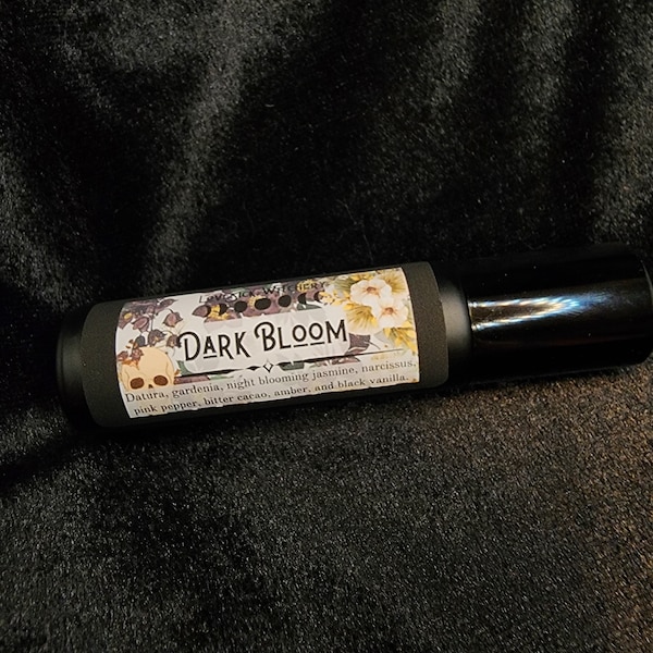 Dark Bloom Perfume - dark florals, cacao, and warm amber