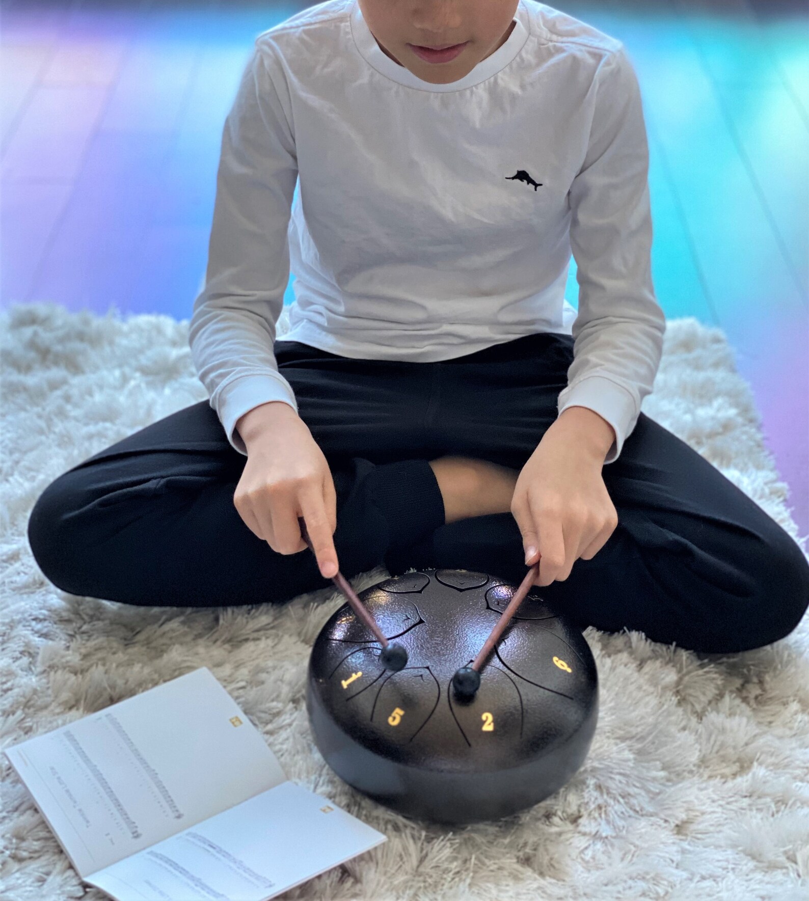 Steel Tongue Drum Percussion Instrument for Meditation Yoga Etsy