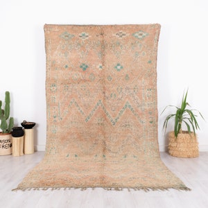 Vintage Beni Mguild Rug, Authentic Moroccan Rug, 6x10 FT