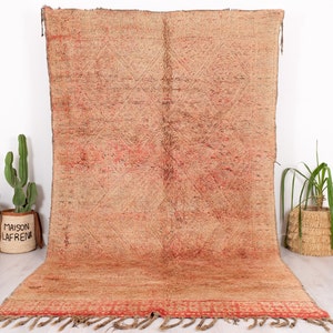 Vintage Beni Mguild Rug, Authentic Moroccan Rug, 6x10 FT