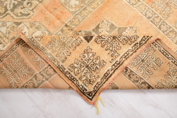 【ぶっ飛びSALE】モロッコラグ ヴィンテージ ブジャドラグ 超希少 ヴィンテージモロッコラグ、本物のブージャードラグ、6 x 11