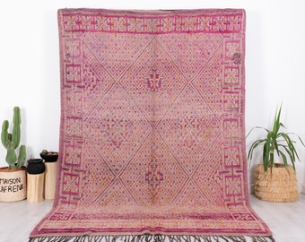 Vintage Beni Mguild Teppich, Authentischer marokkanischer Teppich