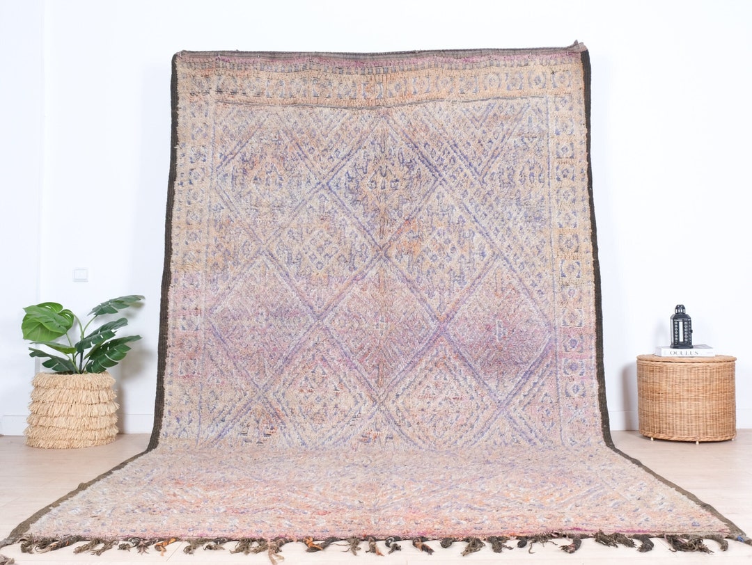 7x12 Rug Vintage Beni Mguild Rug, Authentic Moroccan Rug, 7x12 FT - Etsy