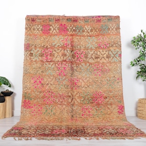 Vintage Marokkanischer Teppich, Fabelhafter Boujaad Teppich, 1,5 mal 3 Meter