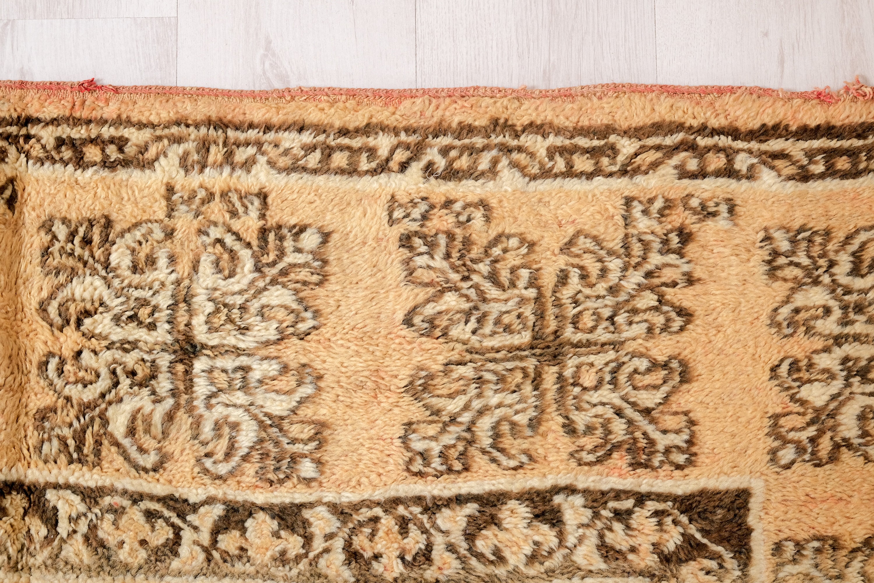 【ぶっ飛びSALE】モロッコラグ ヴィンテージ ブジャドラグ 超希少 ヴィンテージモロッコラグ、本物のブージャードラグ、6 x 11