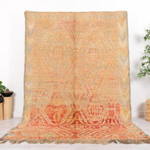 Vintage Beni Mguild Rug, Authentic Moroccan Rug, 6x10 FT