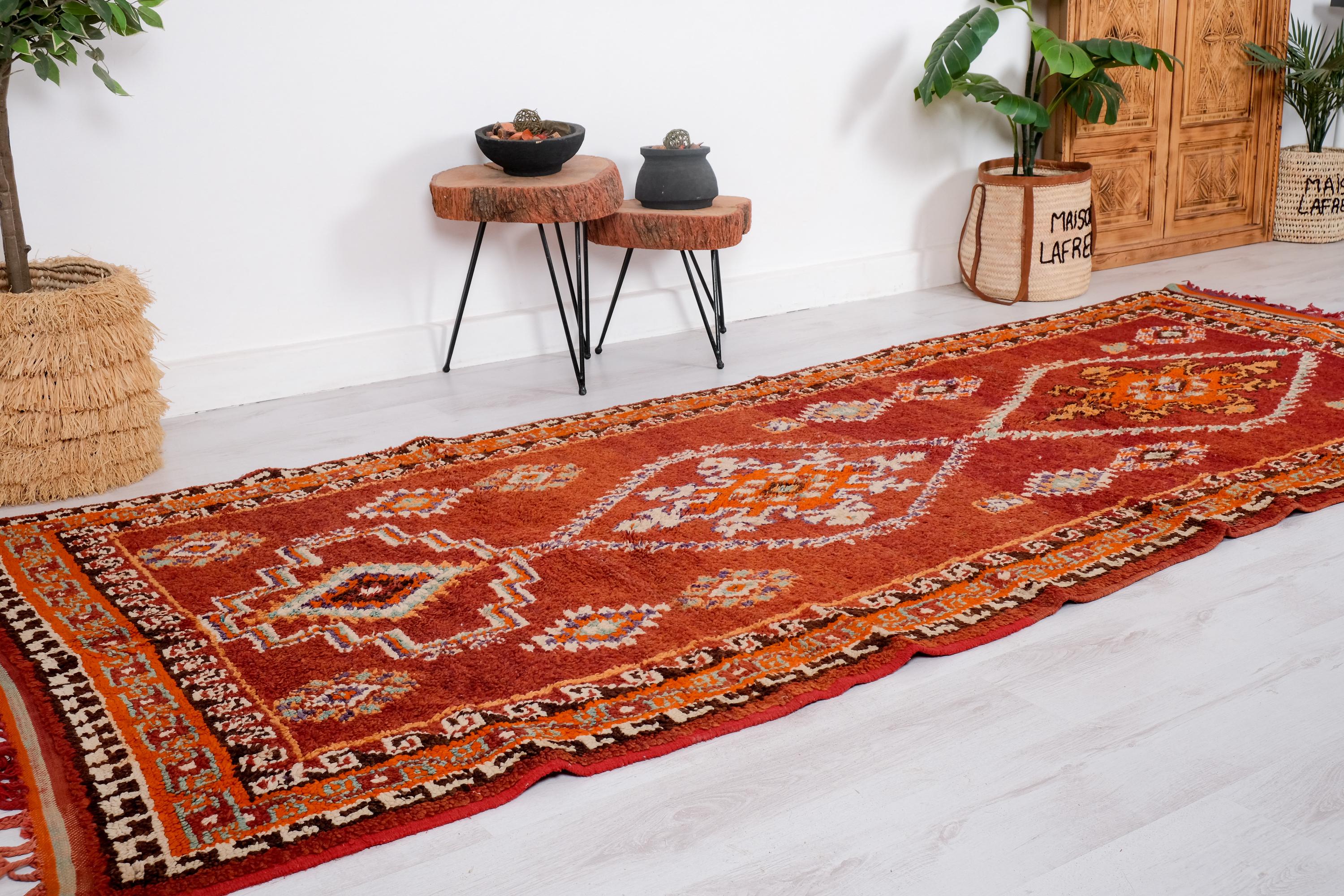 ヴィンテージ　ブジャドラグ Vintage Moroccan Rug（Boujad Rug） - MID-Century MODERN